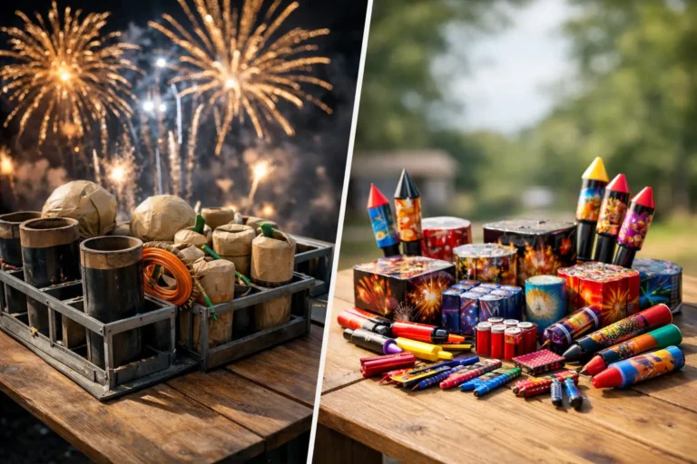 Specialshow versus standard fyrværkeripakke